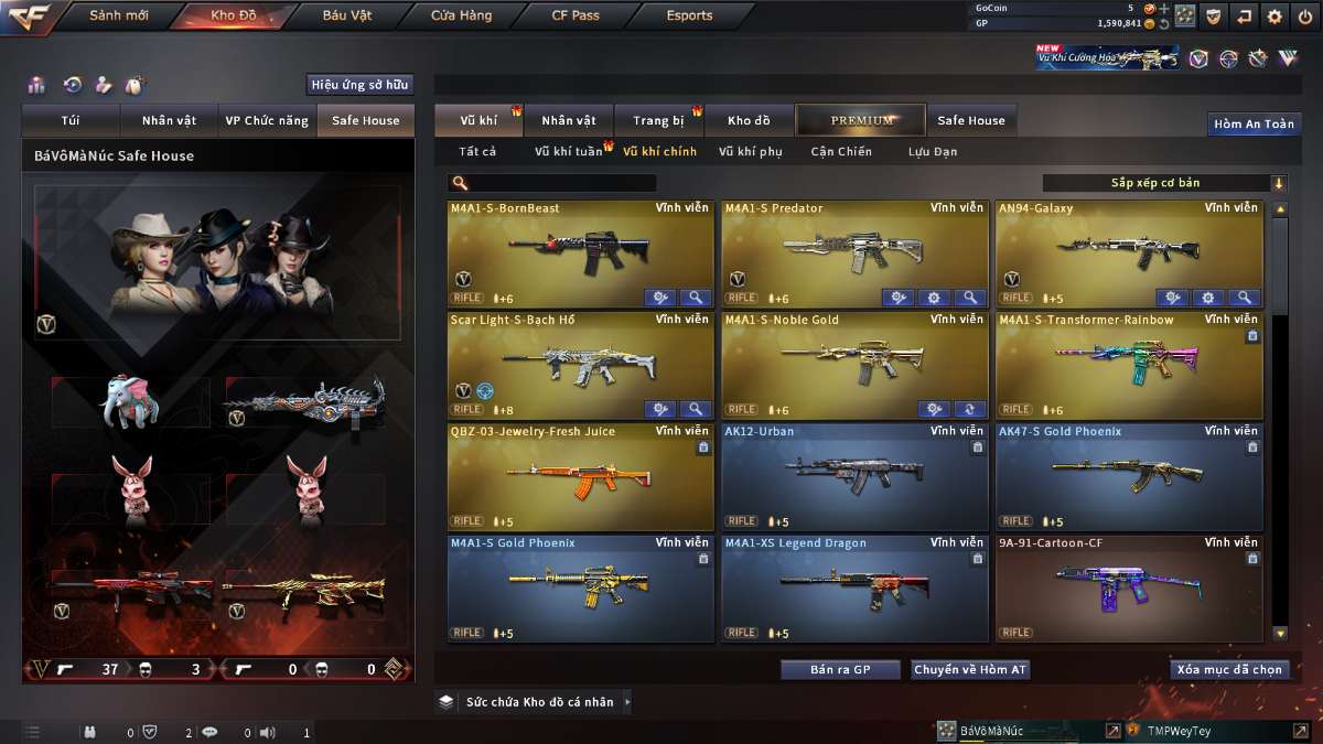 shop acc cf uy tin gia re